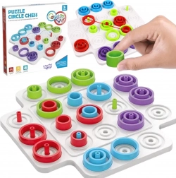 Woopie Logic Game for Children Box and Crosses 36 pieces