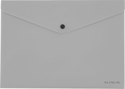 Mapa z gumbom A4 Pastelini siva