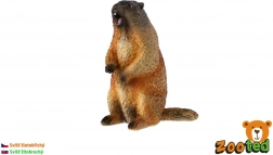 Yellow-bellied Marmot – realistic plastic figurine 8 cm