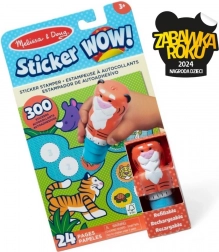 Sticker WOW! Libretto e timbro con adesivi - Tigre