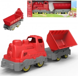 BIG Power Worker freight train with tipping wagon for kids