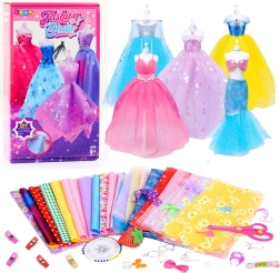 Creative DIY kit for designing and sewing doll clothes
