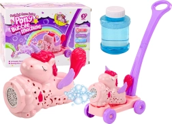 Bubble Machine Ride-on Unicorn Lights Sounds Pink