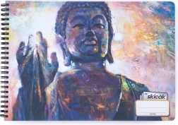 Sketchbook A4 40 sheets 190g Buddha