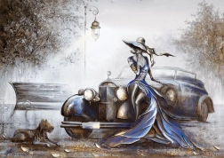 Lady in Blue Puzzle 1000 Pieces MAGNOLIA