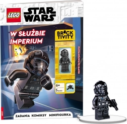 Lego Star Wars: Interactief boek met strip en minifiguur van een TIE-pilote