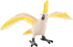 Figurine en plastique perroquet cacatoès