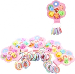 Hair Accessories Set – Hair Ties and Claw Clips
