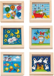 Wooden Pocket Toy Marble in the Hole by GOKI