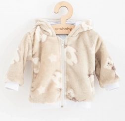 Kinder winterhoodie met capuchon NEW BABY Polar Bear, wellsoft, 68