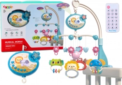 Baby Mobile Projector Lights 400 Lullabies Blue