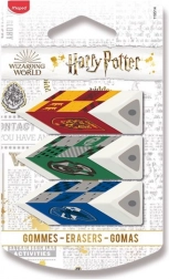 MAPED Harry Potter Erasers, set of 3
