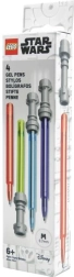 Stylos gel LEGO Star Wars sabre laser – set de 4 pcs