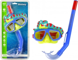 Set da snorkeling per bambini con maschera e boccaglio – animaletti, blu Bestway – Blu