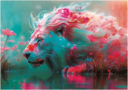 Puzzle Re del Fiori 1000 pezzi