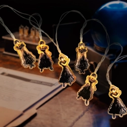 Guirlande lumineuse Wednesday à piles 130 cm