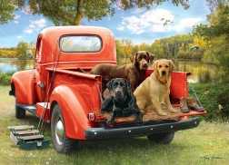 Puzzle Amici a pesca 1000 pezzi