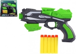 Foam dart toy gun for kids 20 × 14 cm – Green