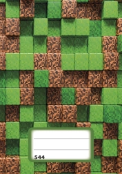 Quaderno A5 a righe Pixel Cubes