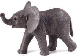Realistic Elephant Calf Figurine