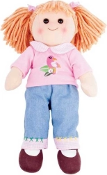 Bambola di stoffa BIGJIGS TOYS Molly 38 cm