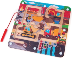 Magnetički labirint gradilište Bigjigs Toys