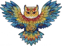 Drvene puzzle Sova RoboTime