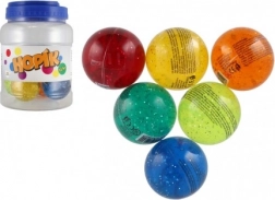 Csillogó pattogó labda 6 cm