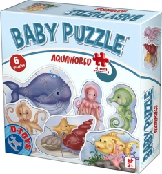 D-Toys baby puzzle Podmorski svijet 6u1 (2–5 dijelova)