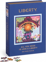 Square Puzzle GALISON Liberty: All You Need Is Love 500 Pieces