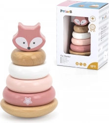 wooden stacking pyramid fox PolarB by VIGA