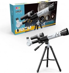 kids' astronomical telescope with tripod and phone clip