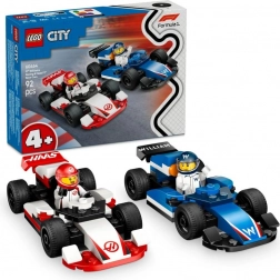 LEGO City F1 racing cars WILLIAMS Racing and HAAS