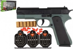 Pistolet na piankowe naboje z tarczami