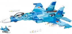 Sluban Model Bricks fighter jet Su-27 2 in 1