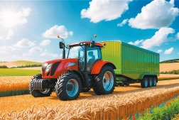 Puzzle Trefl Poljoprivredna tehnika 100 dijelova