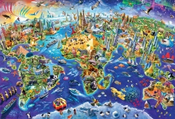 Puzzle Crazy World 2000 Pieces EUROGRAPHICS