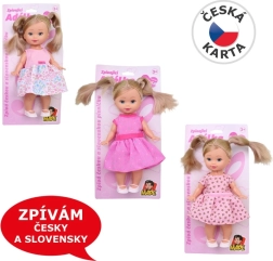 Dukke med tjekkisk lyd, 3 farver