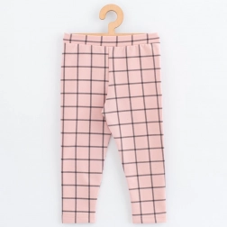 leggings felpati per bambine New Baby Kindergarten rosa