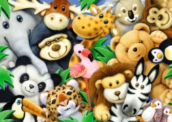 Plushies Puzzle 35 pieces