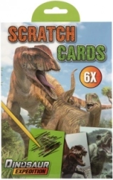Scratch Art Pictures Dinosaurs – Set of 6 Cards 21 × 14 cm
