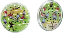 Pocket Football Puzzle – Double-Sided Marble Game (Ø 9 cm)