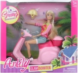 Puppe auf einem Motorrad