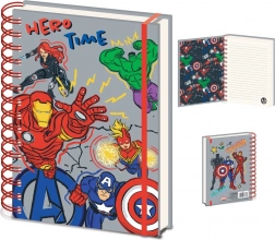 Ring-bound notebook A5 AVENGERS Hero, ruled