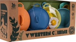 Kids' bioplastic kitchen set – 12 pieces