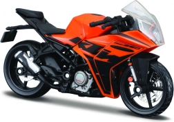 Model kovového motocykla KTM RC390 s podstavcom 1:18
