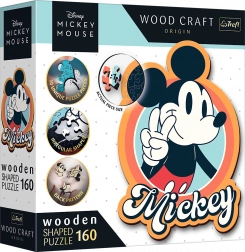 Wooden Puzzle Retro MICKEY MOUSE 160 Pieces