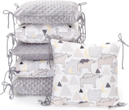 T-TOMI Poduszkowy ochraniacz MINKY Bears