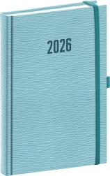 Agenda giornaliera Notique Rivoli 2026 azzurro chiaro 15 x 21 cm