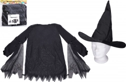 Costume di carnevale da strega per bambini – abito e cappello